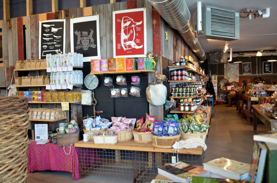 A selection of products available at Evergreen Garden Market