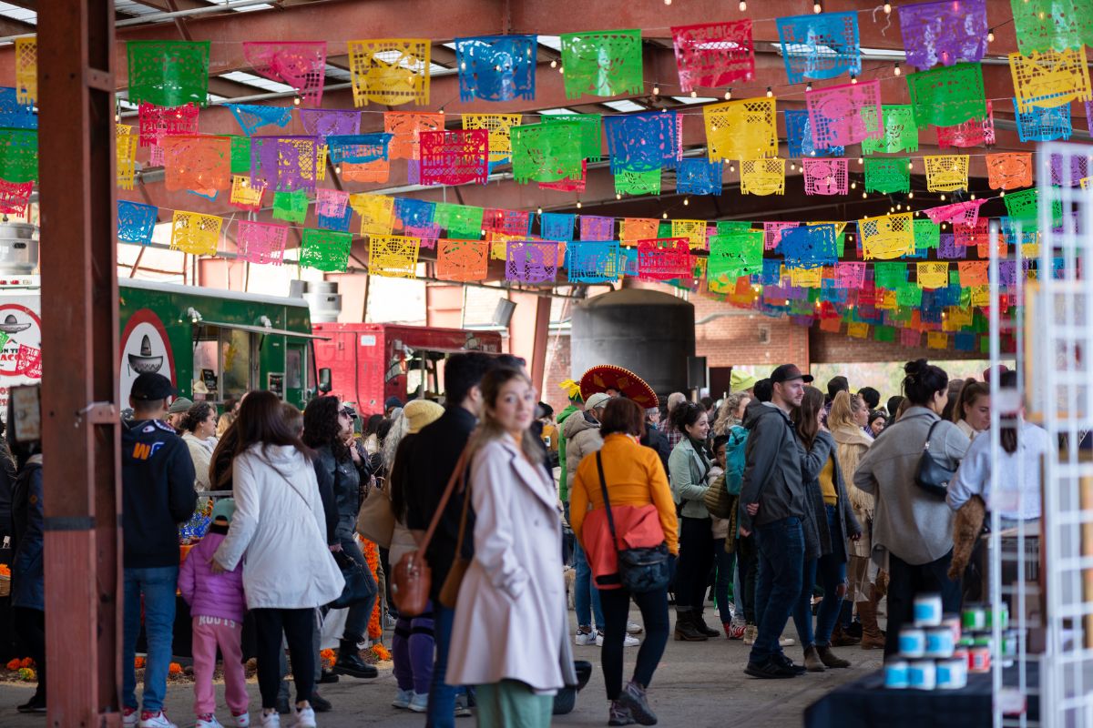 People at the Day of the Dead Festival