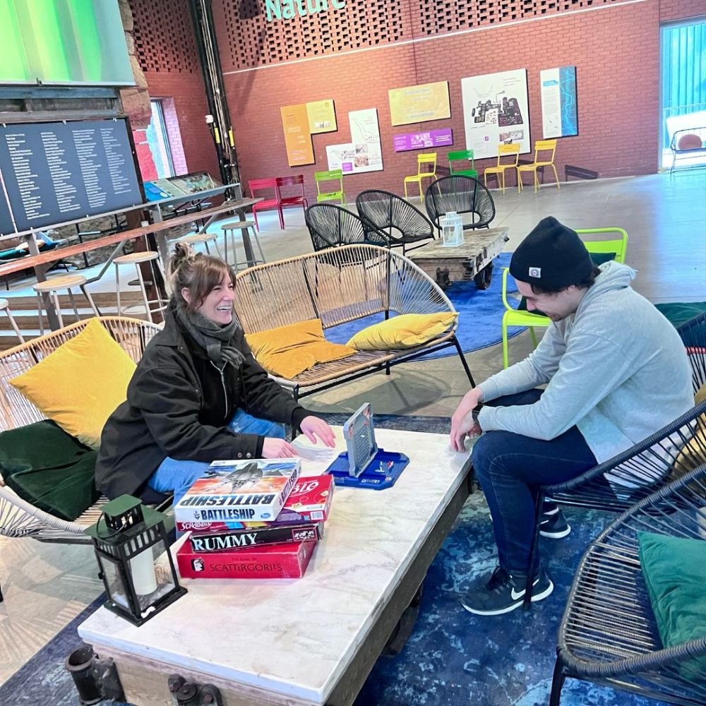 Game rental at Evergreen Brick Works