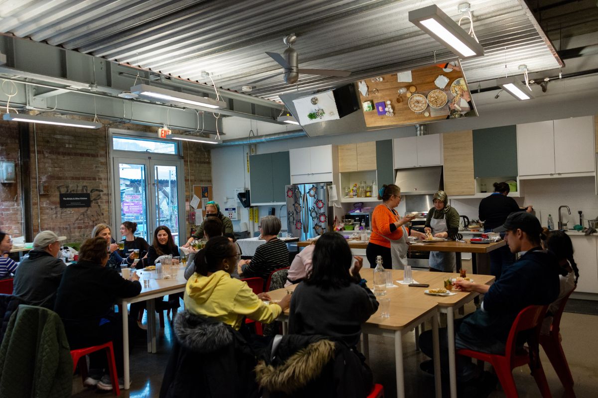 Cooking workshop at Winter Market