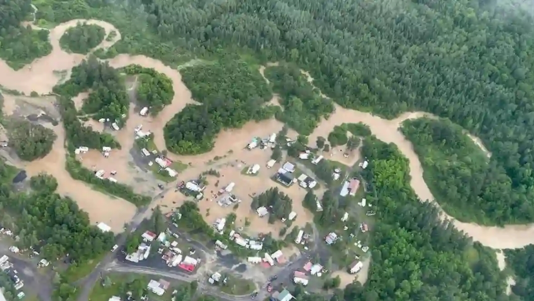 aerial photo of Edmundston June 2023