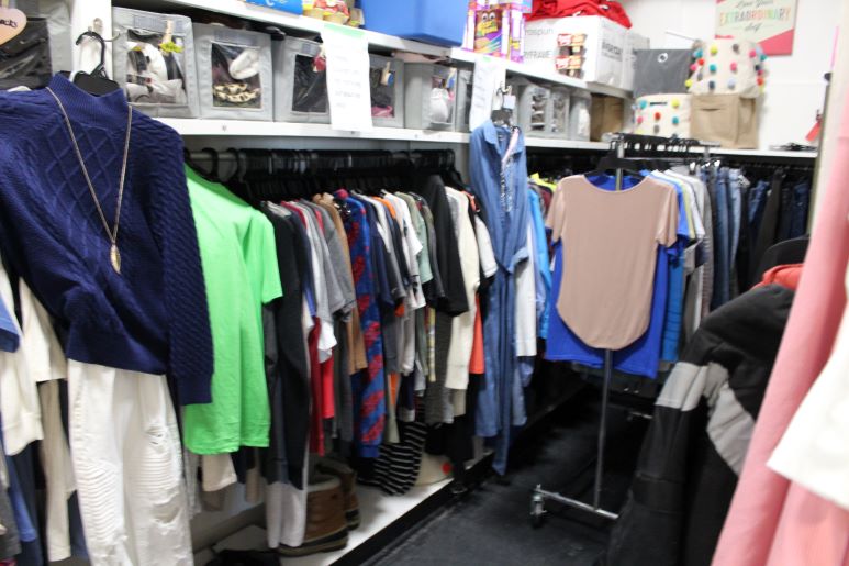 closet full of clothes