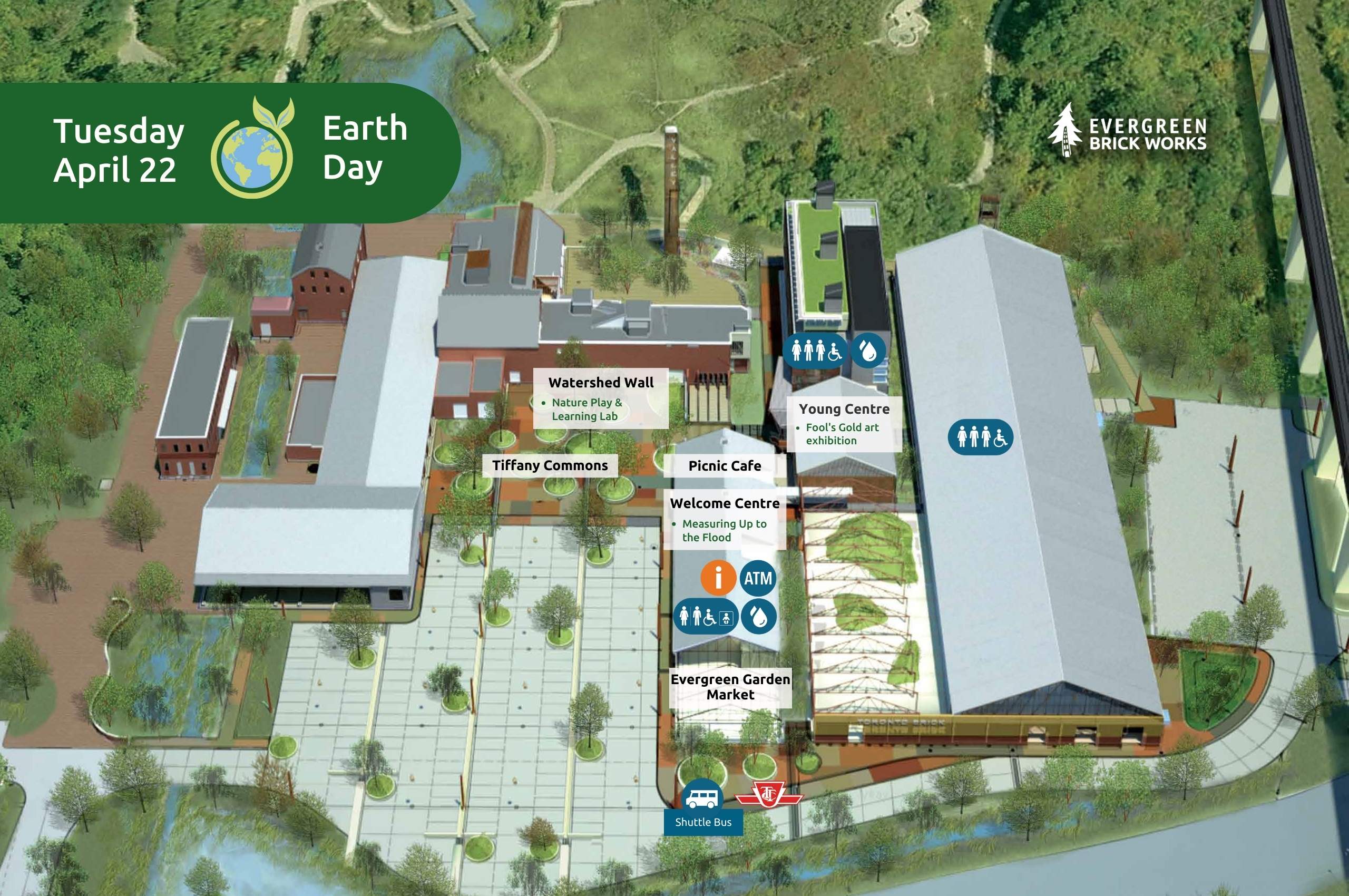 Map for Tuesday, April 22