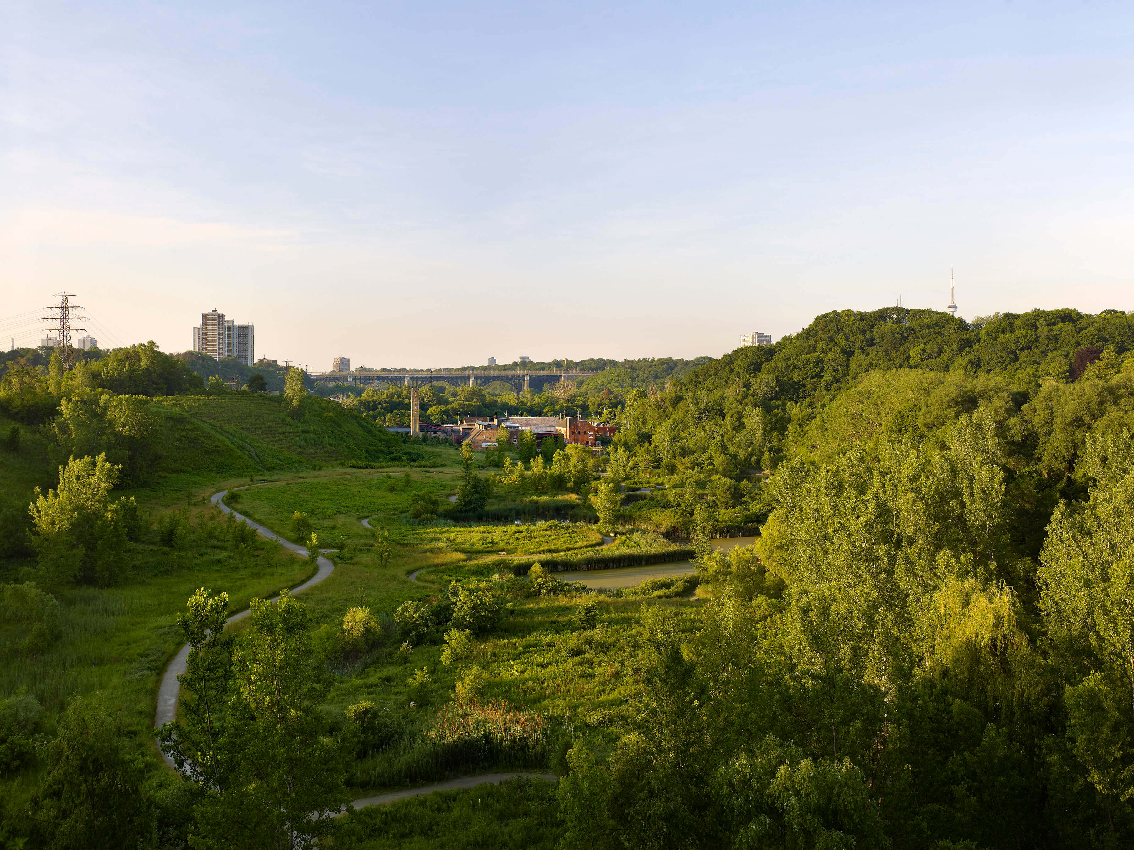 Evergreen Brick Works Drone Photo