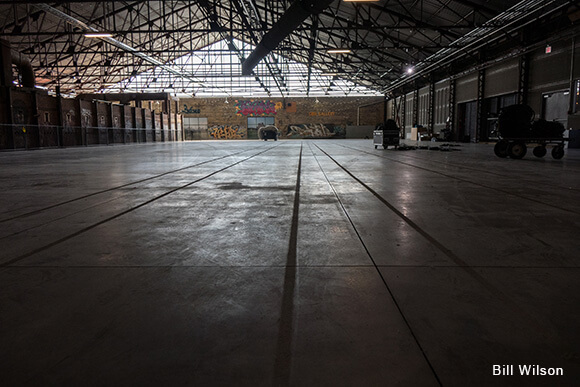 A new concrete floor was just the start of the kiln building's revolutionary redevelopment.