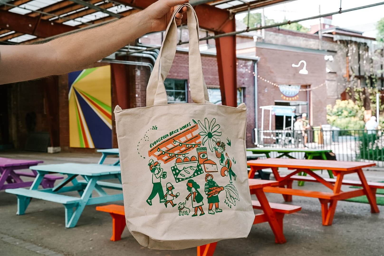 Farmers Market tote bag