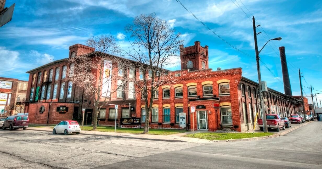 brick building outdoors adaptive into community centre